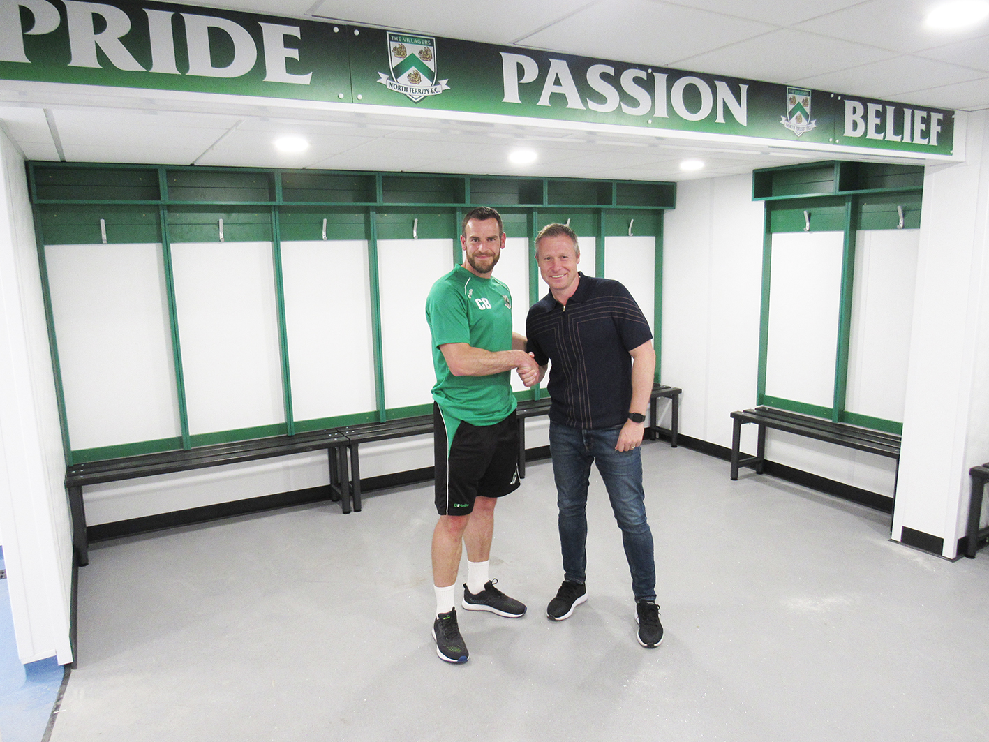 Nick Barmby opens new changing rooms facility